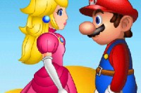 Mario kissing